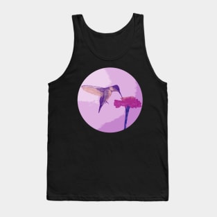 Hummingbird Purple Tank Top